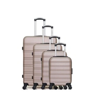 Comparateur de prix : Hero - 4 Valises 4 roues simples Renoso-M 75/65/55/46 cm rose doré T.U