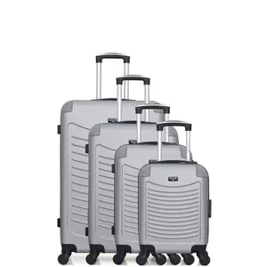 Comparateur de prix : Set de 4 valises - WAVE PARIS - CONGO-M - 4 roues - Gris