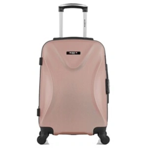 Bluestar - Valise Cabine 4 roues simples Garibaldi 55 cm rose doré T.U pas cher