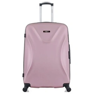 BLUESTAR - Valise Grand Format ABS GARIBALDI 75 cm - ROSE DORE pas cher