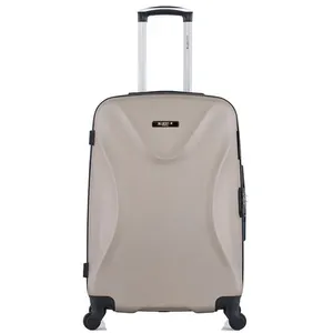 Bluestar - Valise Moyen Séjour 4 roues simples Garibaldi 65 cm beige T.U pas cher
