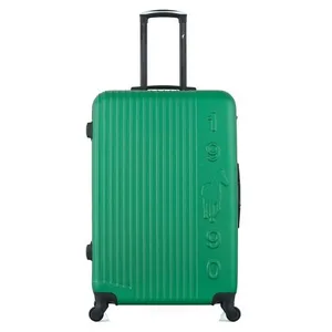 GENTLEMAN FARMER - Valise Grand Format ABS LIAM 4 Roues 75 cm - vert pas cher