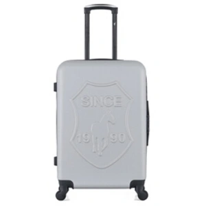 GENTLEMAN FARMER - Valise Weekend ABS DAMON 4 Roues 65 cm - gris pas cher