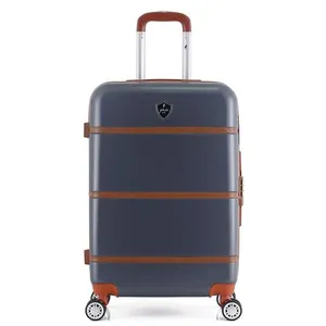 GENTLEMAN FARMER - Valise Weekend ABS/PC WALTER 4 Roues 65 cm - gris pas cher