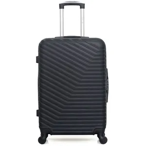 WAVE PARIS- Valise weekend ABS LENA 65 cm - NOIR pas cher