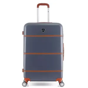 GENTLEMAN FARMER - Valise Grand Format ABS/PC WALTER 4 Roues 75 cm gris foncé pas cher
