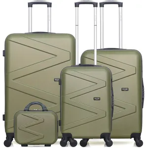 wave paris - set de 4 abs amazone-c 4 roues - kaki pas cher
