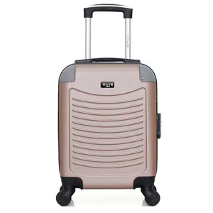 wave paris - valise cabine xxs congo 46 cm 4 roues - rose dore pas cher
