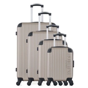 Comparateur de prix : Bluestar - 4 Valises 4 roues simples Bucarest-M 75/65/55/46 cm beiges T.U
