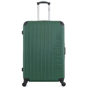 valise grand format rigide bucarest - vert fonce pas cher