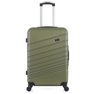 Valise rigide TIGRE WAVE PARIS - Weekend - 4 roues - 65 cm - Kaki pas cher