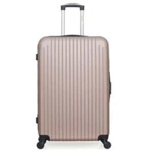 Comparateur de prix : Valise - HERO - CARPATES - Grand format - 4 roues - 75 cm - Rose doré
