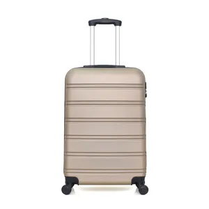 Valise - HERO - RENOSO - Weekend - 4 roues - 65 cm - Beige pas cher