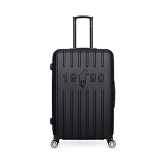 GENTLEMAN FARMER - Valise Grand Format ABS ARCHIE 4 Roues 75 cm - NOIR pas cher
