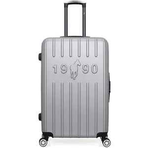 gentleman farmer - valise grand format abs archie 4 roues 75 cm - gris pas cher