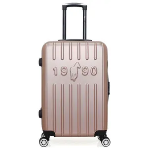 GENTLEMAN FARMER - Valise Weekend ABS ARCHIE 4 Roues 65 cm - ROSE DORE pas cher