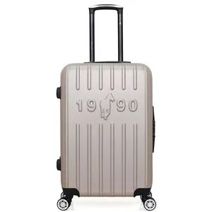 Valise - GENTLEMAN FARMER - ARCHIE - Weekend - 4 roues - 65 cm - Beige pas cher