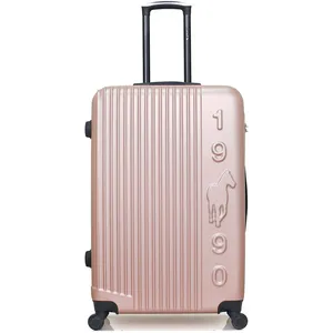 gentleman farmer - valise cabine liam 55 cm 4 roues - rose dore pas cher