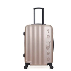 GENTLEMAN FARMER - Valise Weekend ABS LIAM 4 Roues 65 cm - ROSE DORE pas cher