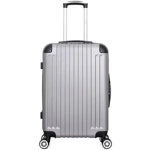 Wave Paris - valise weekend abs tage 4 roues 65 cm - gris pas cher