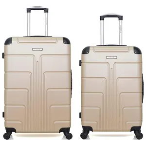 Non communiqué Lot de 2 valises grand format et weekend ottawa beige pas cher