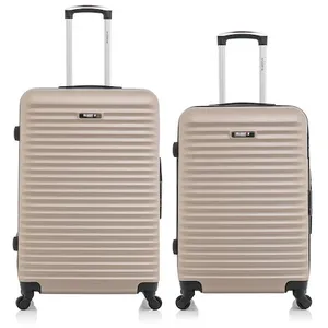 Comparateur de prix : bluestar - lot de 2 - valise grand format et valise weekend brazilia - beige