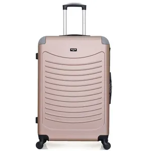 WAVE PARIS - valise grand format abs congo 4 roues - rose dore pas cher