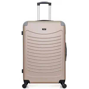Wave Paris - valise grand format abs congo 4 roues - beige pas cher