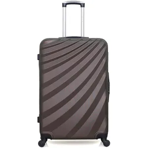Wave Paris - valise grand format danube 75 cm 4 roues - marron cendre pas cher
