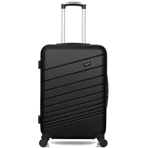 Valise rigide TIGRE - WAVE PARIS - Weekend - 4 roues - 65 cm - Noir pas cher