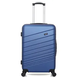 Valise rigide TIGRE Wave Paris - 65 cm - Marine - 4 roues multidirectionnelles