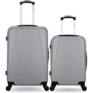 Hero - lot de 2 - valise weekend et valise cabine lanzarote - gris pas cher