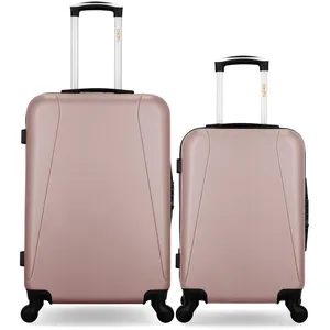Non communiqué Lot de 2 - valise weekend et valise cabine lanzarote HERO - rose dore pas cher
