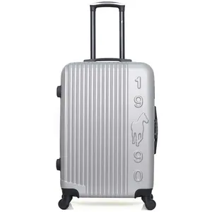 GENTLEMAN FARMER - Valise Weekend ABS LIAM 4 Roues 65 cm - GRIS pas cher
