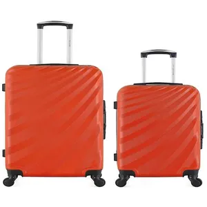 Comparateur de prix : - lot de 2 - valise weekend et valise cabine danube - orange