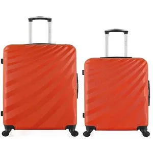 Comparateur de prix : - lot de 2 - valise grand format et valise weekend danube - orange