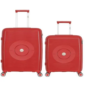 Obago - 2 Valises Weekend et Cabine Orion Rouge Foncé OS pas cher