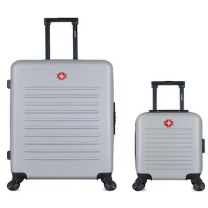 - lot de 2 - valises grand format et cabine xxs wil - gris