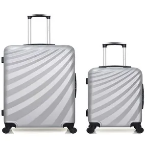 Comparateur de prix : - lot de 2 - valises grand format et cabine danube - gris