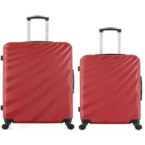 Comparateur de prix : - lot de 2 - valise grand format et valise weekend danube - bordeaux