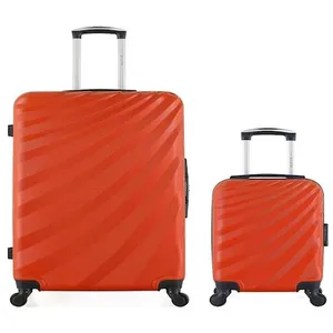 Comparateur de prix : - lot de 2 - valises grand format et cabine xxs danube - orange