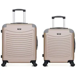Comparateur de prix : Wave Paris - lot de 2 valises week-end et cabine congo - beige