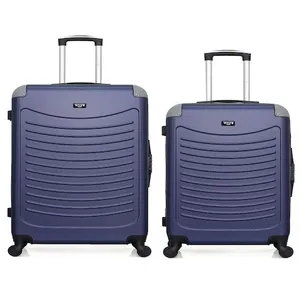 - lot de 2 valises grand format et week-end congo - marine pas cher