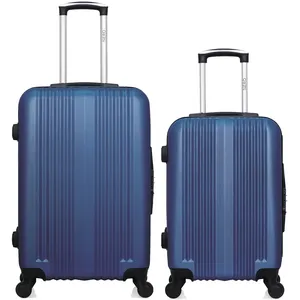 Hero - lot de 2 valises weekend et cabine abs lipari - marine pas cher
