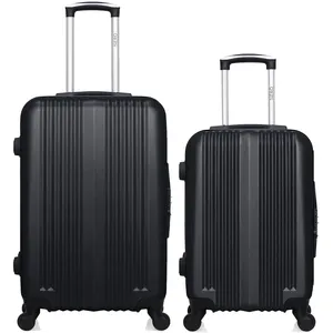 Comparateur de prix : - lot de 2 valises weekend et cabine abs lipari - noir