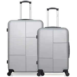 Hero - lot de 2 - valise grand format et valise weekend coronado - gris pas cher