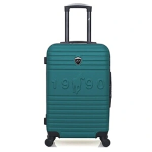 GENTLEMAN FARMER - VALISE WEEKEND ABS FRED-A 4 ROUES 60 CM - BLEU pas cher