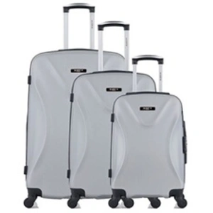 Comparateur de prix : Bluestar - 3 Valises 4 roues simples Garibaldi 55/65/75 cm grises T.U