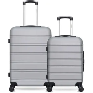 Hero - lot de 2 valises weekend et cabine renoso - gris pas cher