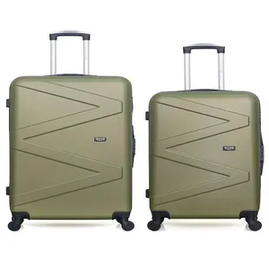 Comparateur de prix : Wave Paris - Lot de 2 Valises grand format et weekend Amazone kaki OS
